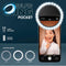 Selfie Ring Pocket Cellularline LED - Universal
